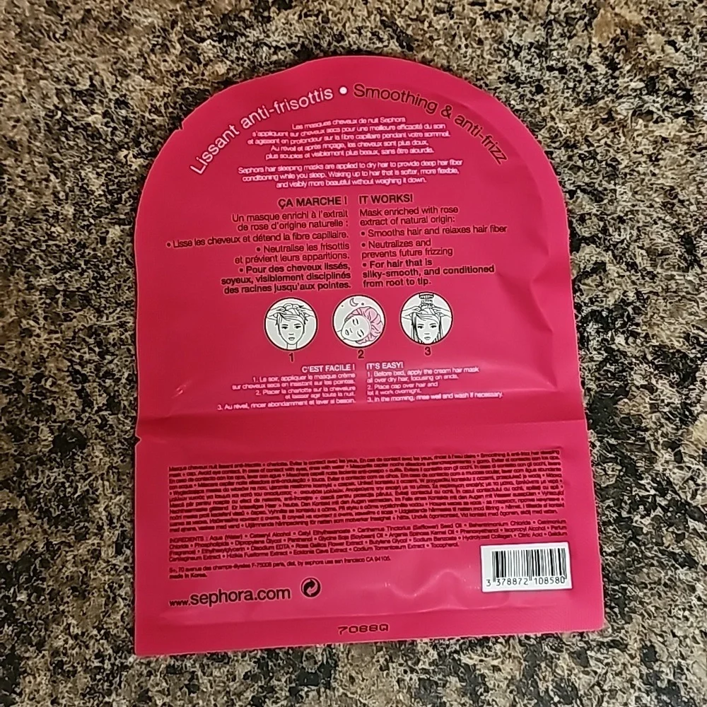 Sephora Collection Sheet Mask Bundle Hair Hand Eyes Lips Foot 6pc NIP